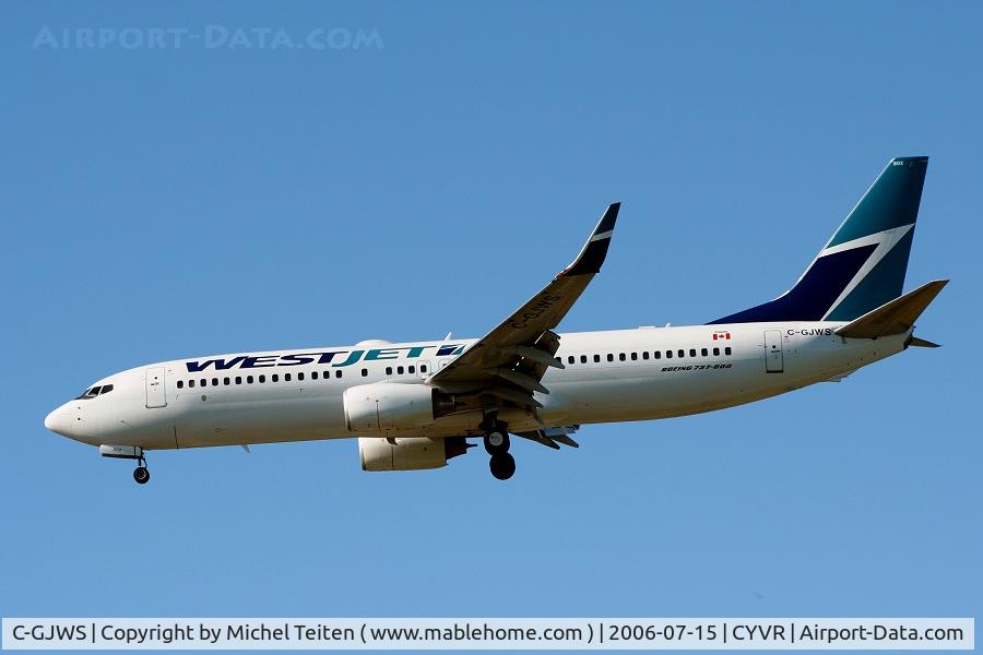 C-GJWS, 2005 Boeing 737-8CT C/N 34152, Westjet