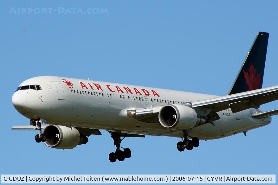 C-GDUZ, 1991 Boeing 767-38E C/N 25347, Air Canada
