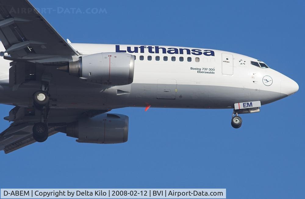 D-ABEM, 1991 Boeing 737-330 C/N 25416, Lufthansa  B737-330