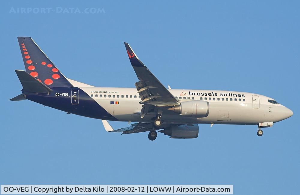 OO-VEG, 1998 Boeing 737-36N C/N 28568, Brüssels Airlines