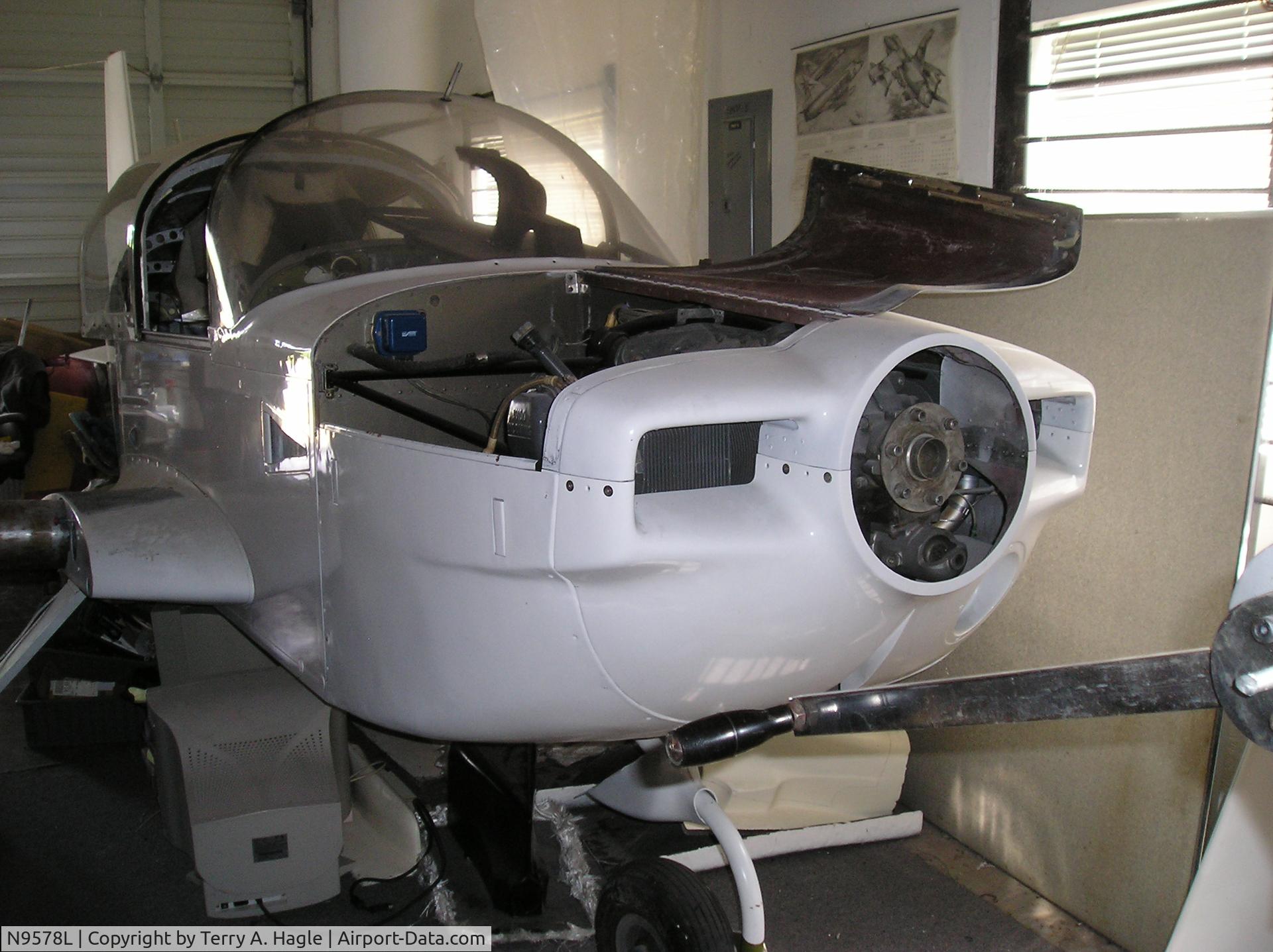 N9578L, 1974 Grumman American AA-5 Traveler C/N AA5-0578, Being Rebuilt at AirmodsNW
