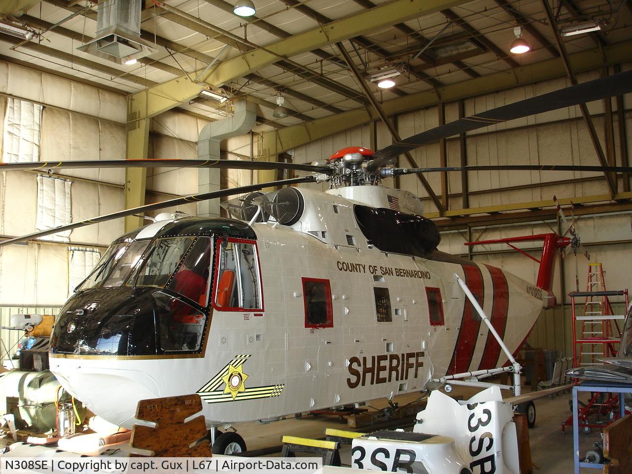 N308SE, Sikorsky CH3E C/N 63-9691, San Bernardino County Sheriff