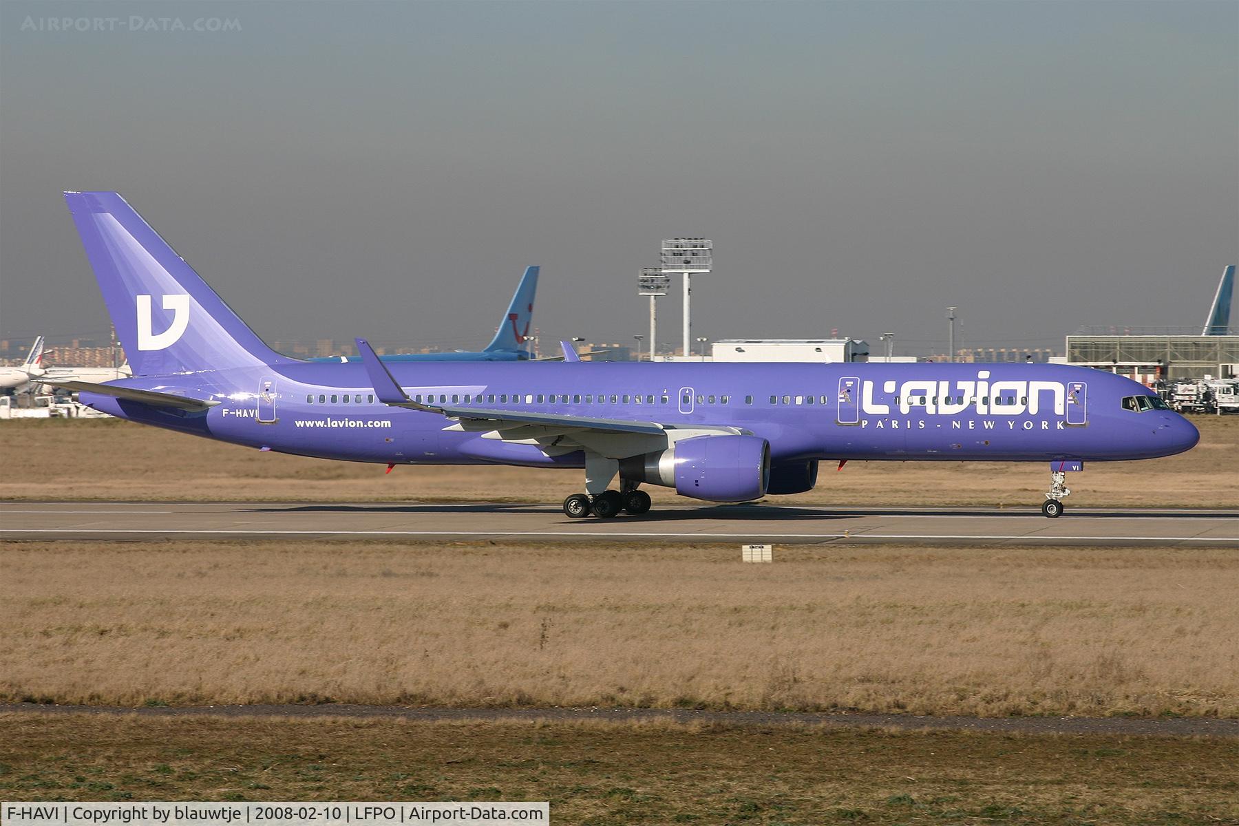 F-HAVI, 1990 Boeing 757-26D C/N 24473, B-757-200 nice cs of L'AVION