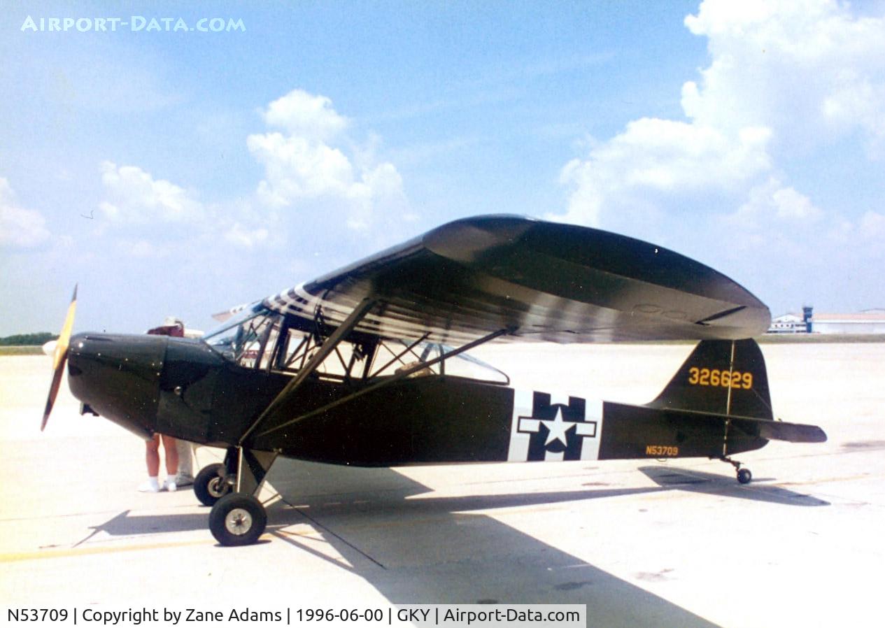 N53709, 1944 Taylorcraft DCO-65 C/N L-5941, L-2 At Arlington Municipal