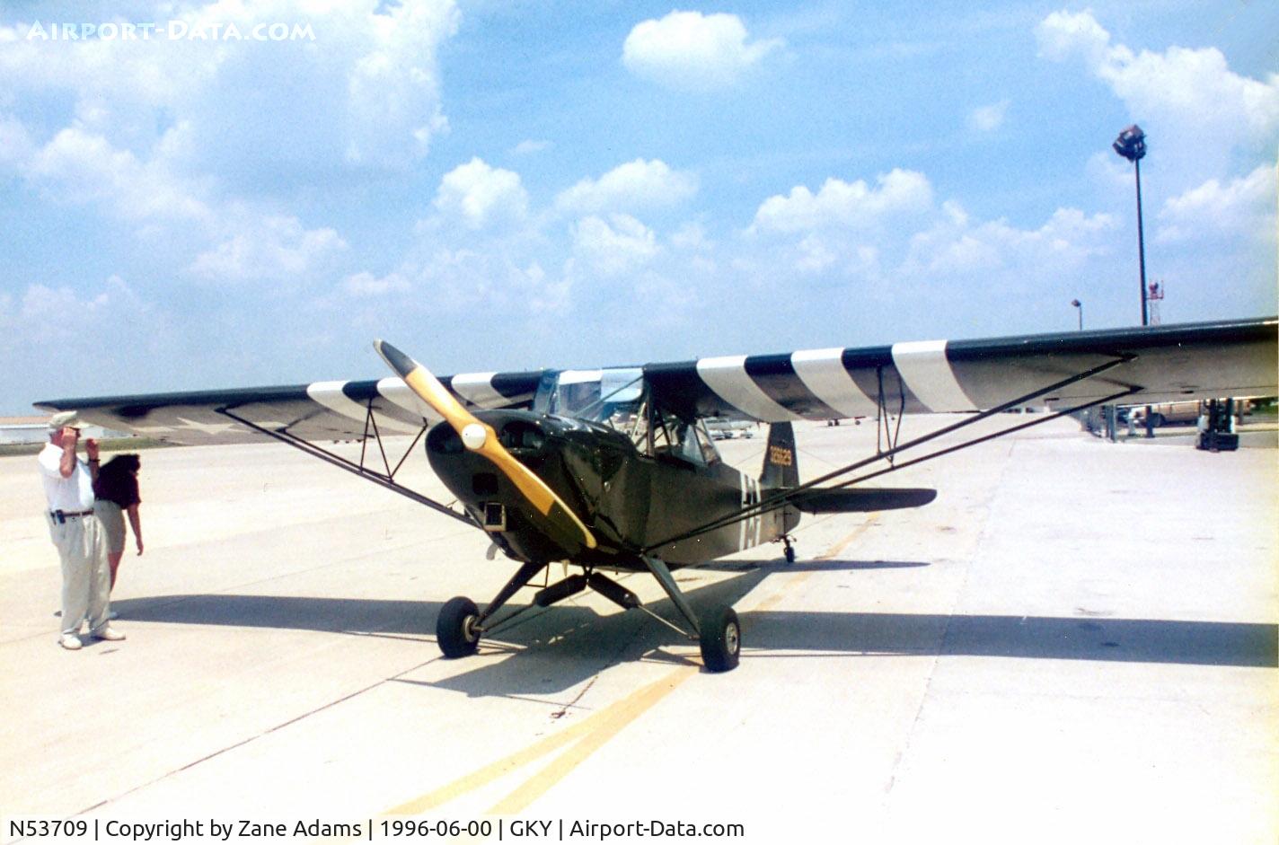 N53709, 1944 Taylorcraft DCO-65 C/N L-5941, L-2 At Arlington Municipal
