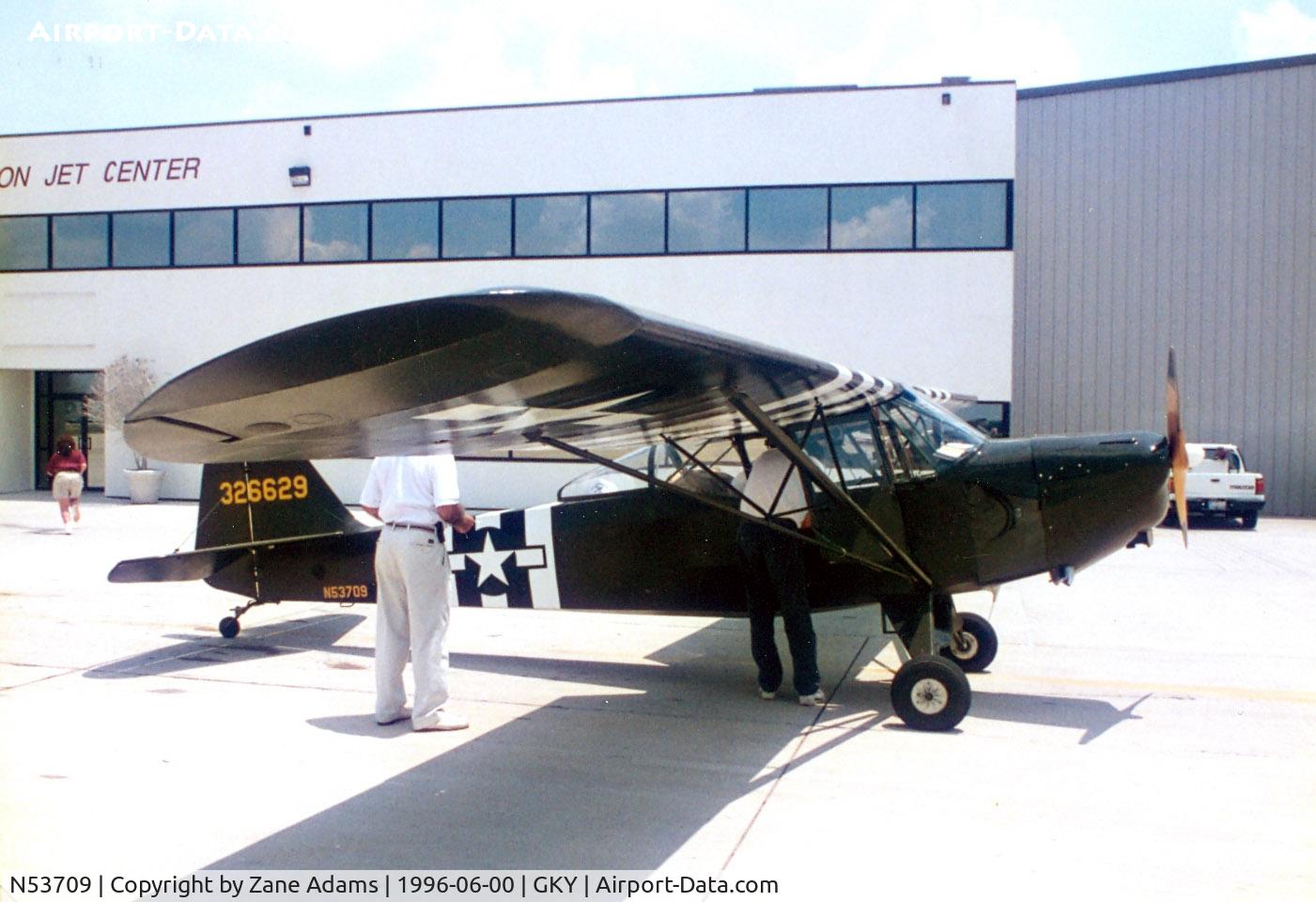 N53709, 1944 Taylorcraft DCO-65 C/N L-5941, L-2 At Arlington Municipal