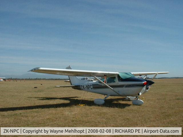 ZK-NPC, Cessna 182R Skylane C/N 18268096, Parked up during the national competitions held at Richard Pearse Airport, Timaru, New Zealand Feburary 2008