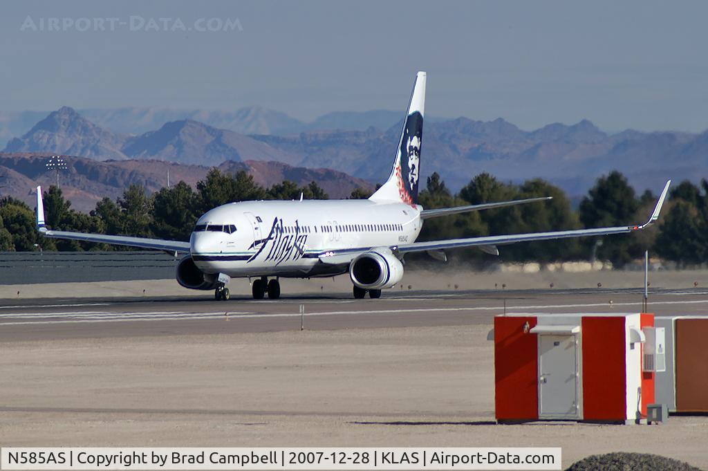 N585AS, 2007 Boeing 737-890 C/N 35683, Alaska Airlines - 'Lei' / 2007 Boeing 737-890