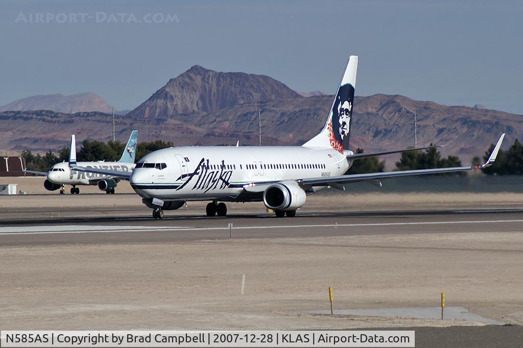 N585AS, 2007 Boeing 737-890 C/N 35683, Alaska Airlines - 'Lei' / 2007 Boeing 737-890
