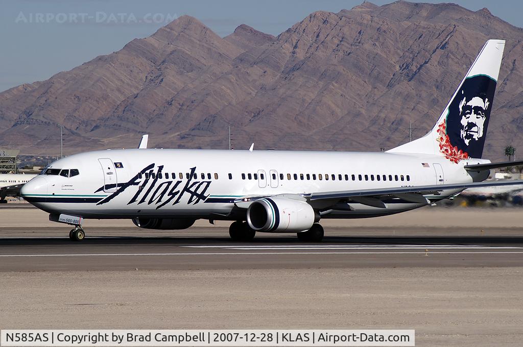 N585AS, 2007 Boeing 737-890 C/N 35683, Alaska Airlines - 'Lei' #3 / 2007 Boeing 737-890