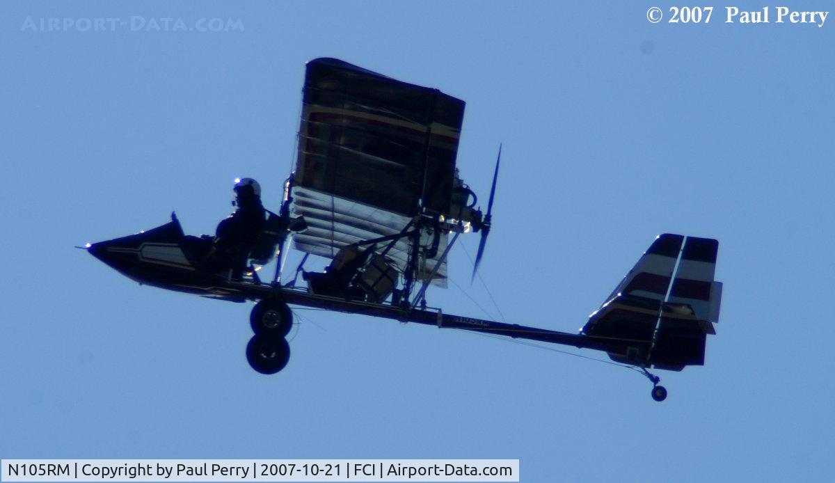 N105RM, 1991 Maxair Drifter C/N DR 898 RL, Leaving the airspace after the show