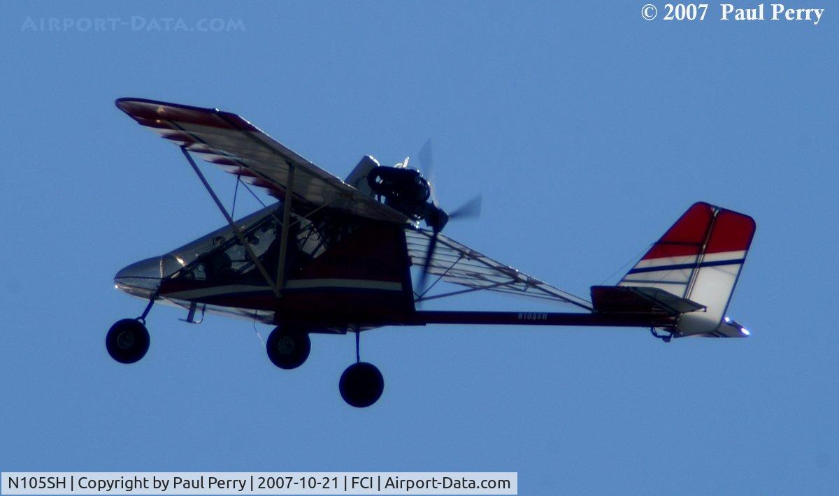 N105SH, 1992 Rans S-12 Airaile C/N 1091144, Dropped in for the airshow