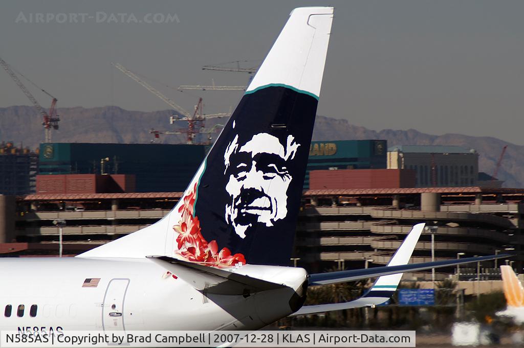 N585AS, 2007 Boeing 737-890 C/N 35683, Alaska Airlines - 'Lei' #3 / 2007 Boeing 737-890