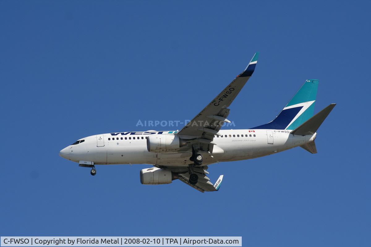 C-FWSO, 2004 Boeing 737-7CT C/N 32759, West Jet