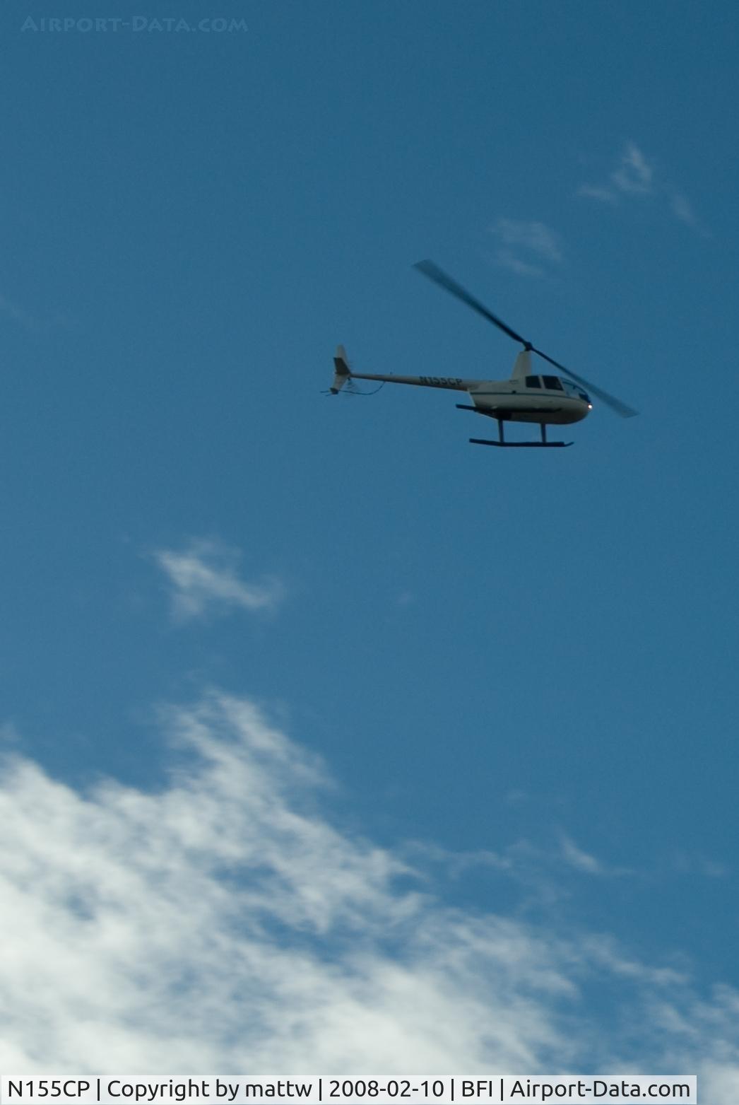 N155CP, 2005 Robinson R44 II C/N 10933, N155CP over Seattle