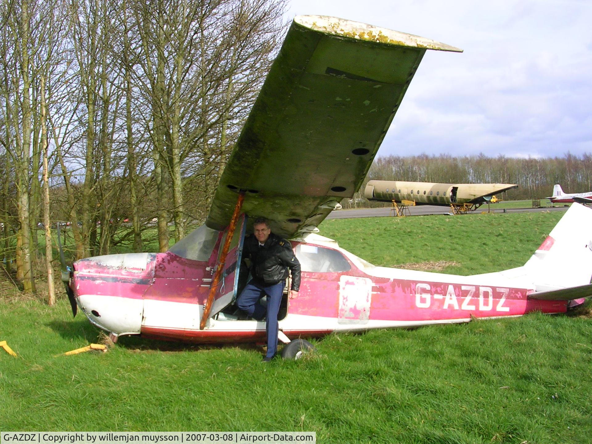 G-AZDZ, 1969 Cessna 172K Skyhawk C/N 17258501, fire service college