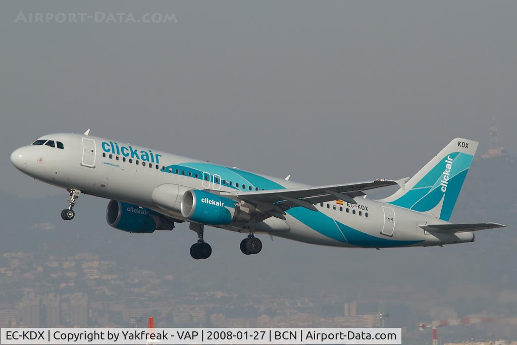 EC-KDX, 2007 Airbus A320-216 C/N 3151, Clickair Airbus 320