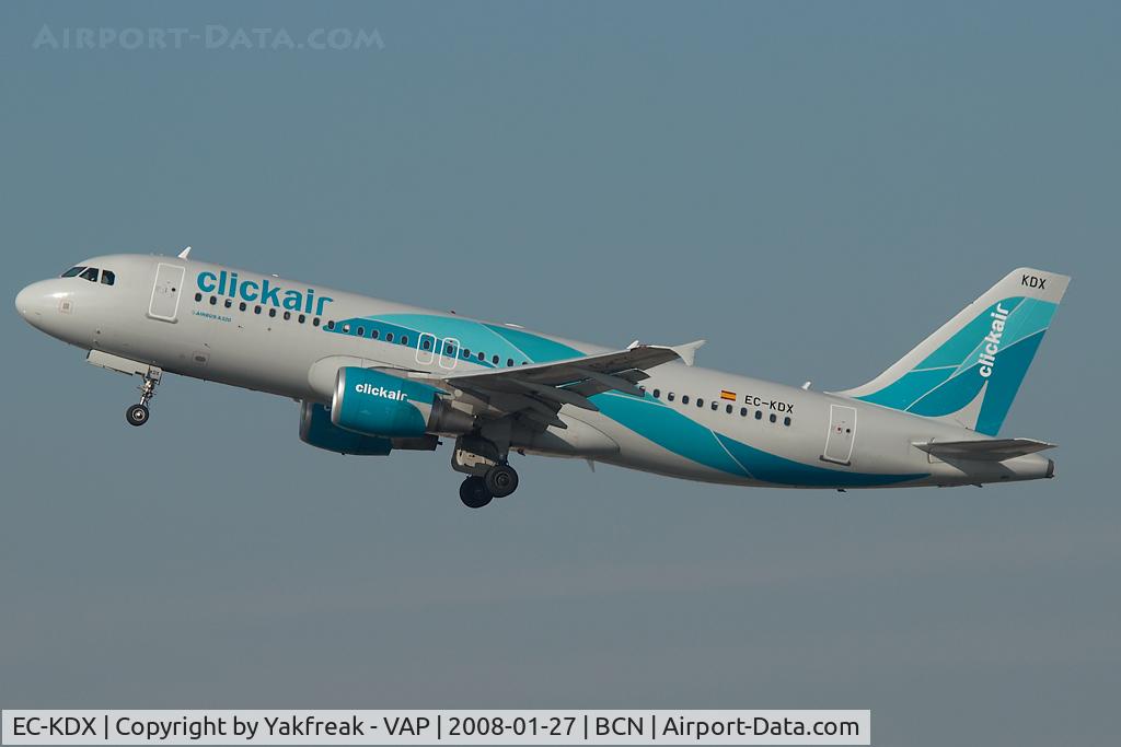 EC-KDX, 2007 Airbus A320-216 C/N 3151, Clickair Airbus 320