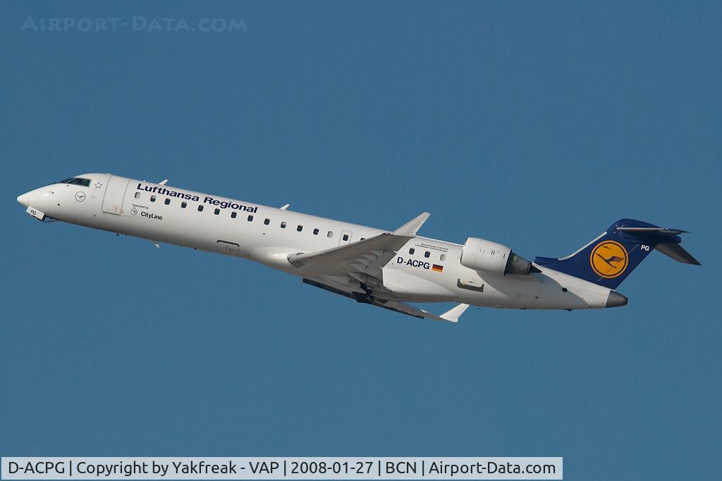 D-ACPG, 2002 Canadair CRJ-701ER (CL-600-2C10) Regional Jet C/N 10034, Lufthansa Regionaljet 700