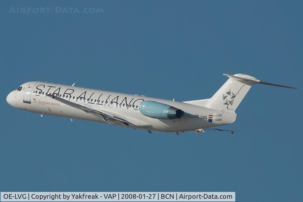 OE-LVG, 1994 Fokker 100 (F-28-0100) C/N 11520, Austrian Fokker 100