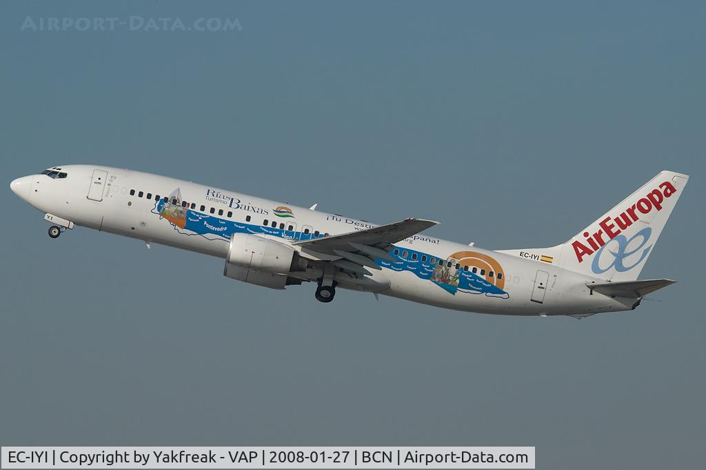 EC-IYI, 2000 Boeing 737-883 C/N 30194, Air Europa Boeing 737-800
