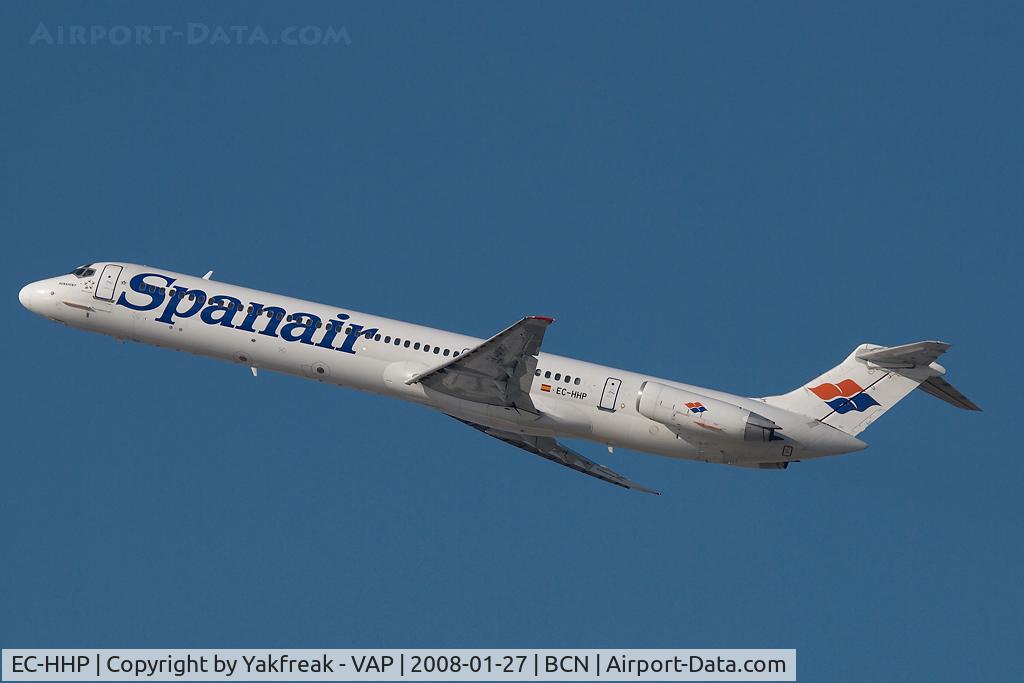 EC-HHP, 1987 McDonnell Douglas MD-82 (DC-9-82) C/N 49501, Spanair MD80