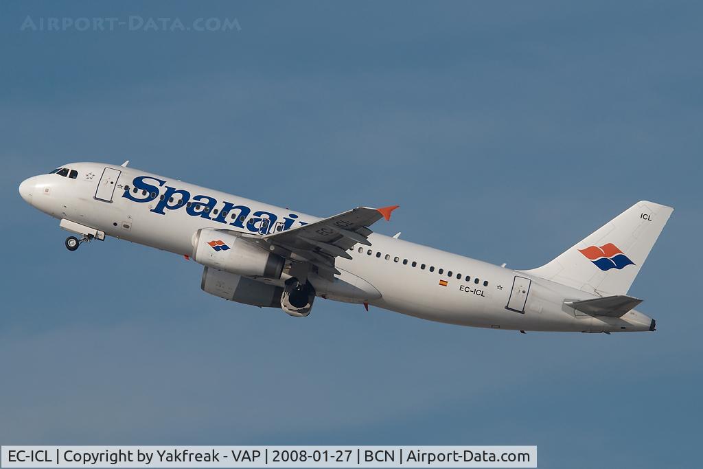 EC-ICL, 2001 Airbus A320-232 C/N 1682, Spanair Airbus 320