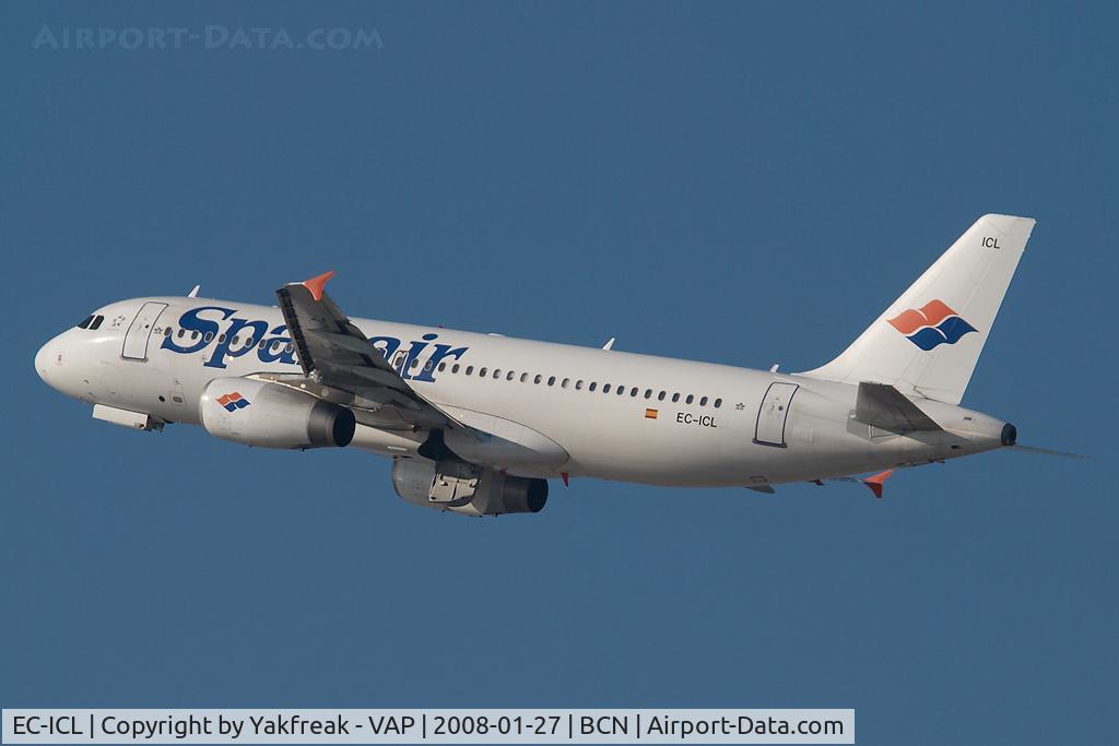 EC-ICL, 2001 Airbus A320-232 C/N 1682, Spanair Airbus 320