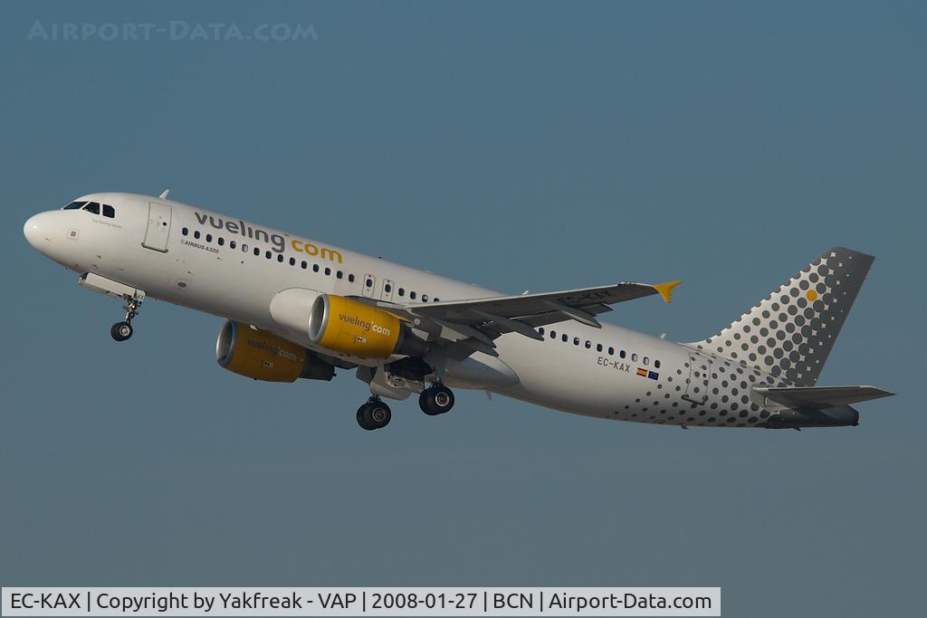 EC-KAX, 2007 Airbus A320-214 C/N 3040, Vueling Airbus 320