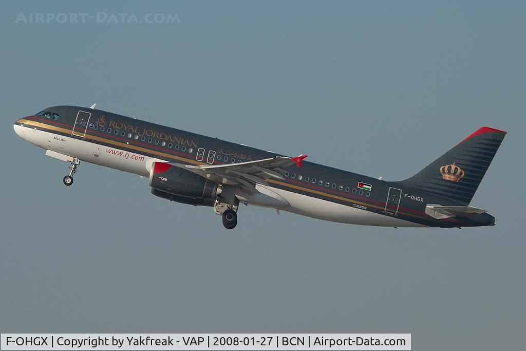 F-OHGX, 2006 Airbus A320-232 C/N 2953, Royal Jordanian Airbus 320