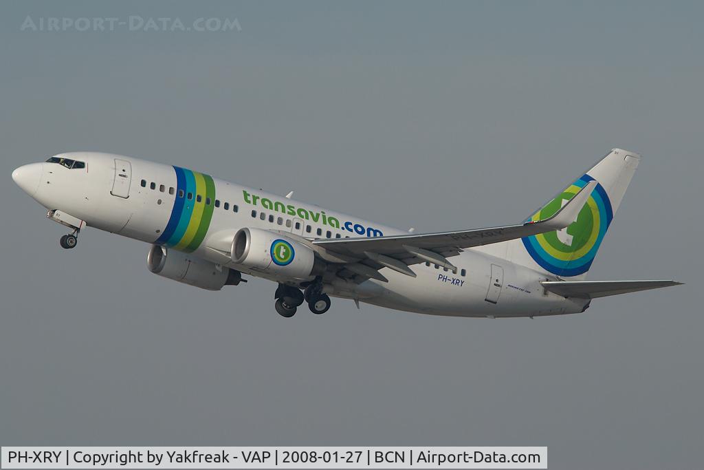 PH-XRY, 2003 Boeing 737-7K2 C/N 33463, Transavia Boeing 737-700
