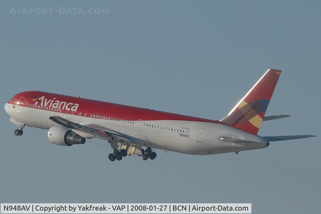 N948AV, 1991 Boeing 767-3Y0 C/N 24948, Avianca Boeing 767-300