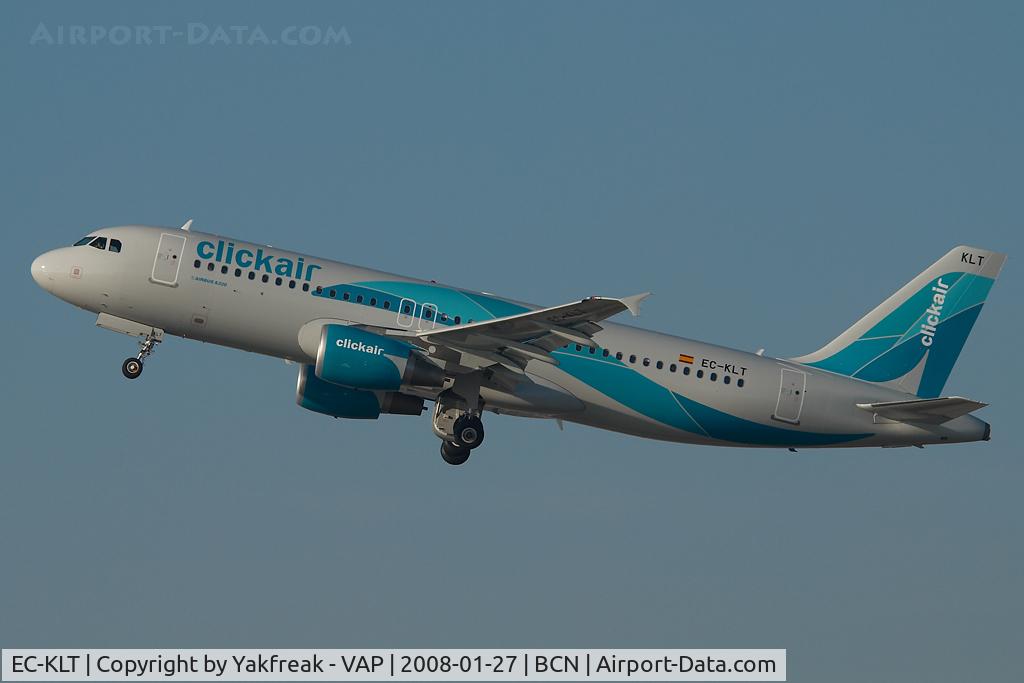 EC-KLT, 2007 Airbus A320-216 C/N 3376, Clickair Airbus 320