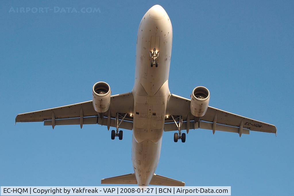 EC-HQM, 2001 Airbus A320-214 C/N 1484, Iberia Airbus 320