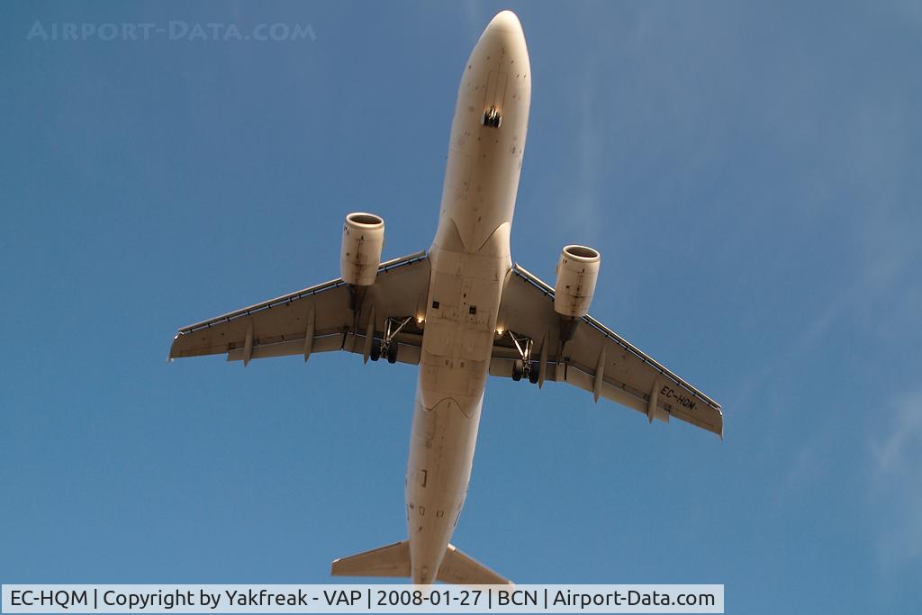 EC-HQM, 2001 Airbus A320-214 C/N 1484, Iberia Airbus 320