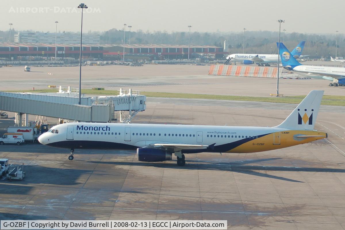 G-OZBF, 2002 Airbus A321-231 C/N 1763, Monarch - Terminal 1