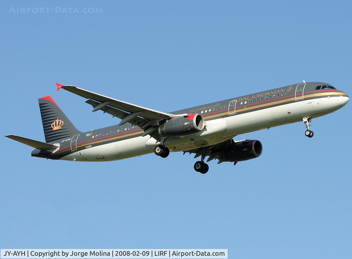 JY-AYH, 2006 Airbus A321-231 C/N 2793, 