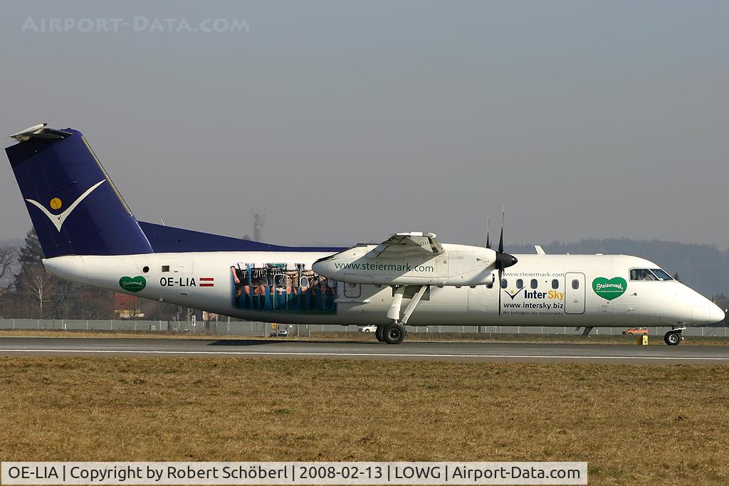 OE-LIA, 1997 De Havilland Canada DHC-8-314 Dash 8 C/N 505, OE-LIA with new stickers about Styria on the fuselage
