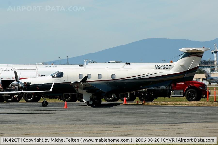 N642CT, 1999 Pilatus PC-12/45 C/N 246, Very nice biz jet at Vancouver