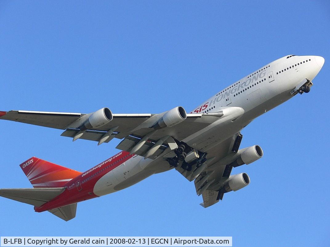 B-LFB, 1989 Boeing 747-412 C/N 24065, TAKE OFF DSA