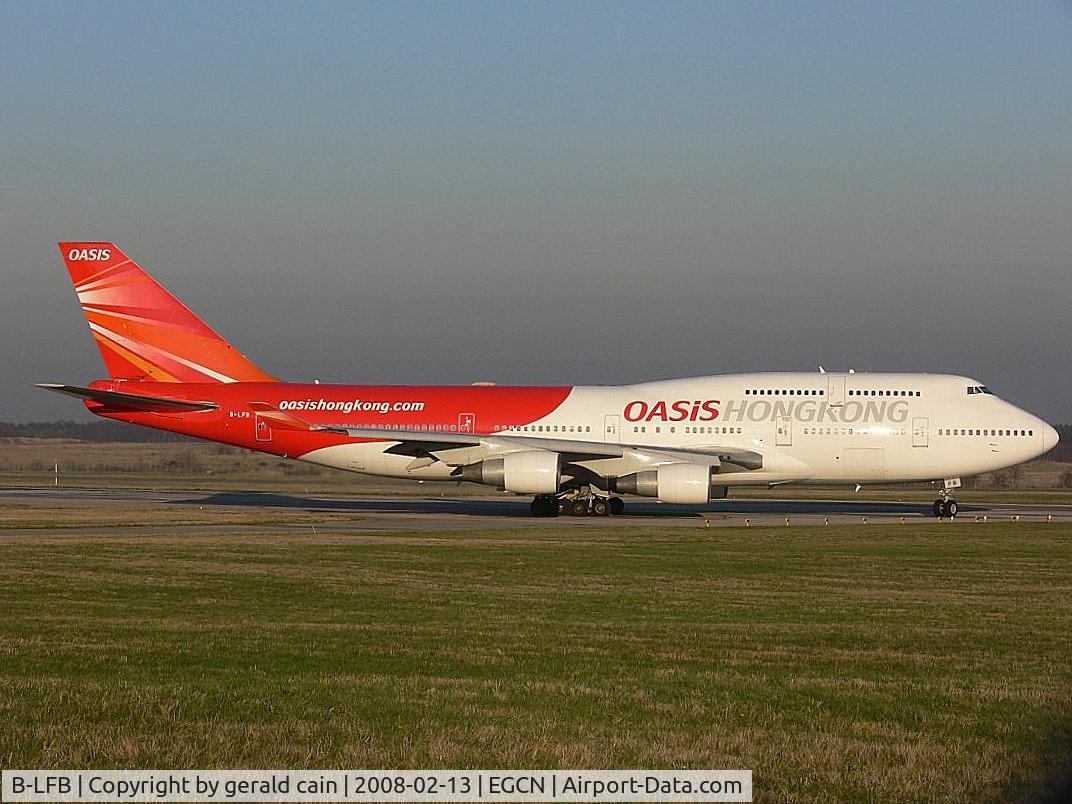 B-LFB, 1989 Boeing 747-412 C/N 24065, departure dsa