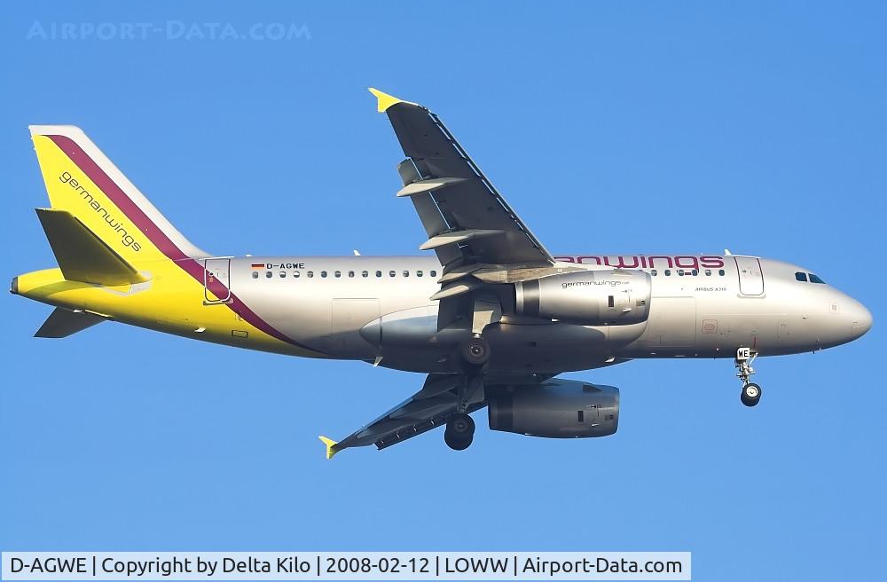D-AGWE, 2007 Airbus A319-132 C/N 3128, GERMANIAWINGS  A319-132