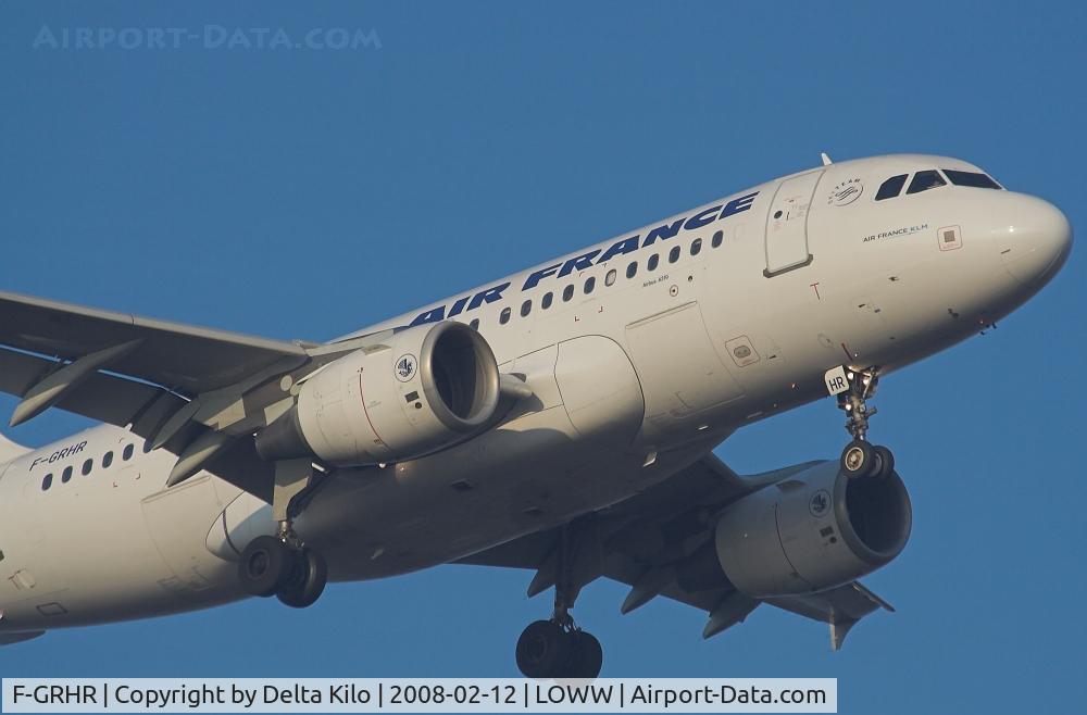 F-GRHR, 2001 Airbus A319-111 C/N 1415, AIR FRANCE  A319