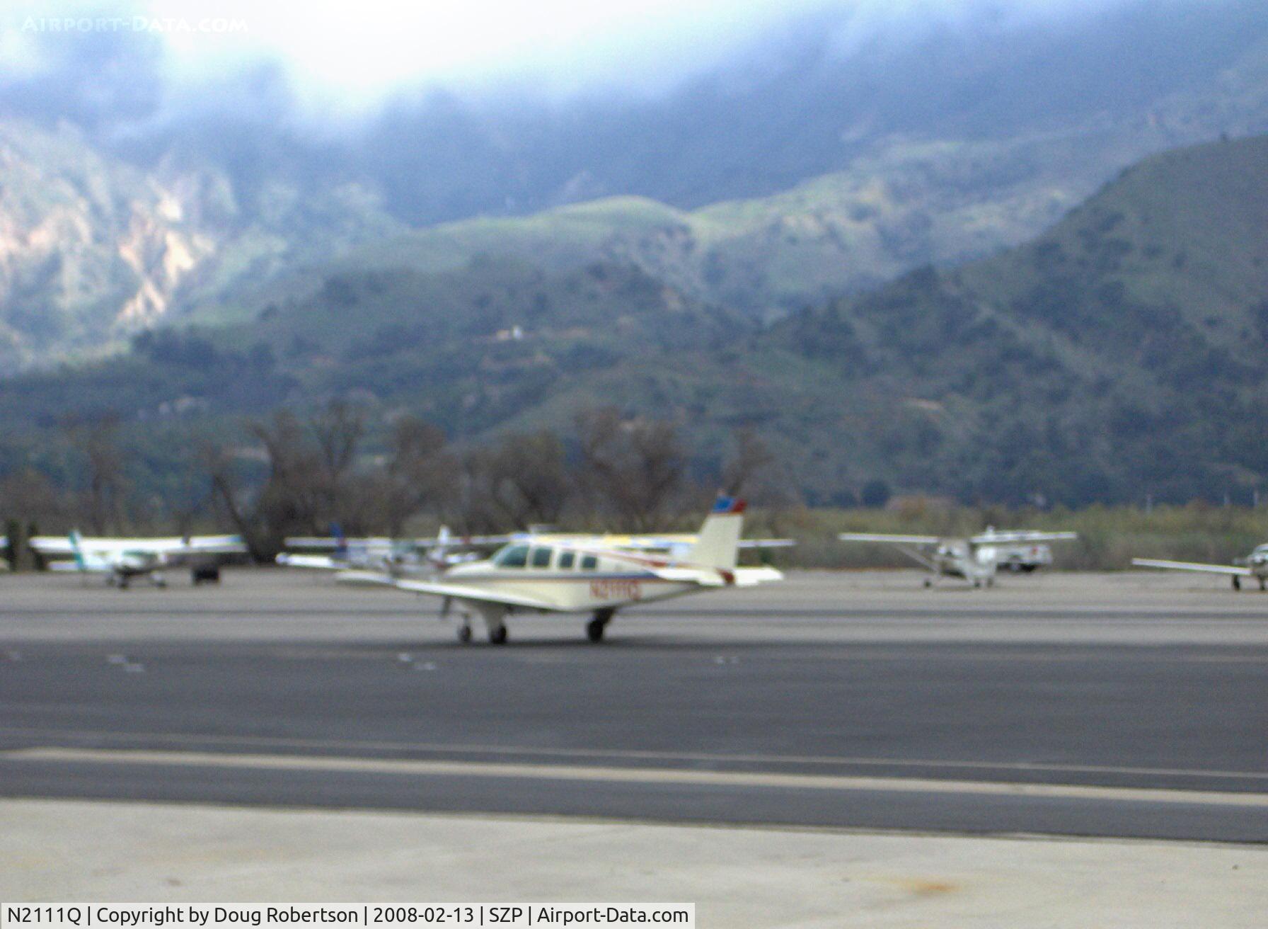 N2111Q, 1969 Beech 36 Bonanza C/N E-135, 1969 Beech 36 BONANZA, Continental IO-550 300 Hp upgrade , taxi to Rwy 22