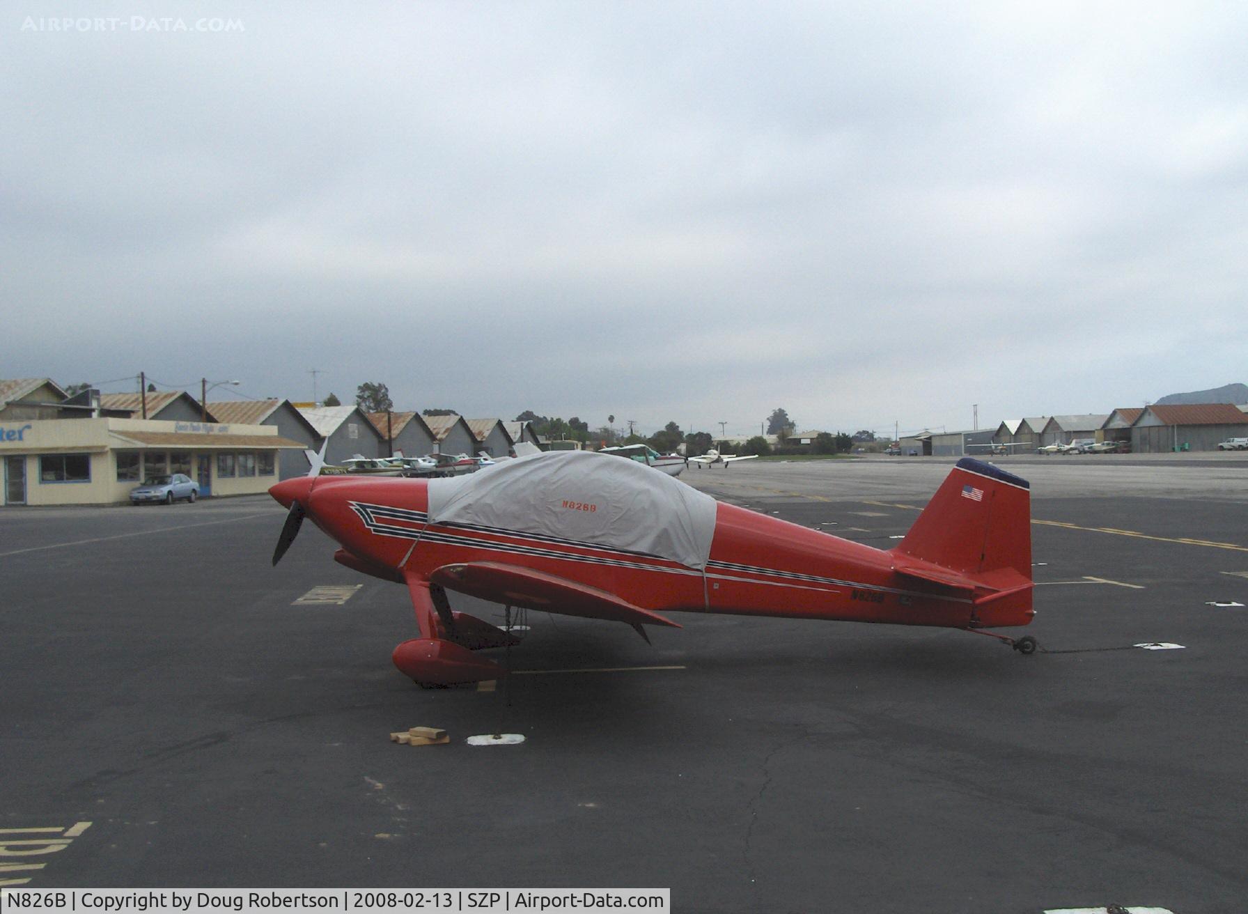 N826B, 1995 Vans RV-6 C/N 22290, 1995 Newhall VAN's RV-6, Lycoming O-320 150 Hp
