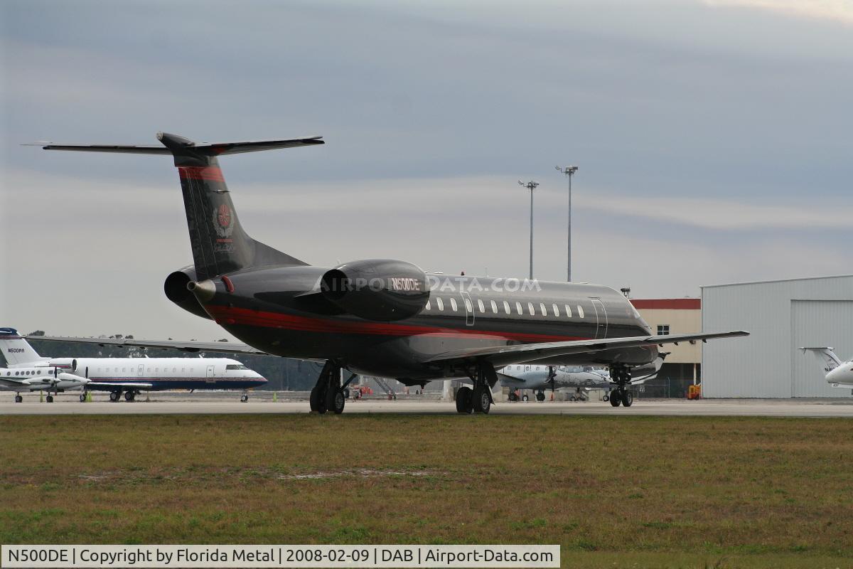 N500DE, 1998 Embraer EMB-145EP (ERJ-145EP) C/N 145084, Dale Earnhart Inc's new E145 replaces the E120 with same number