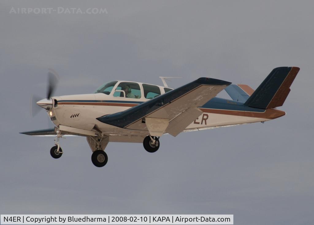 N4ER, 1961 Beech P35 Bonanza C/N D-6869, Approach to 17L