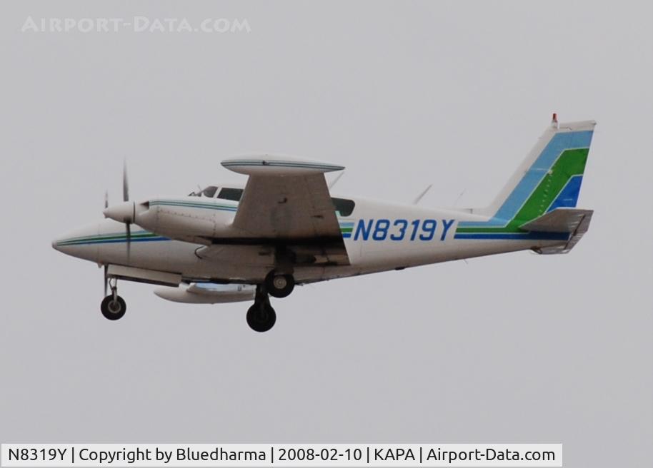 N8319Y, 1967 Piper PA-30 Twin Comanche C/N 30-1459, Touch and go on 17R.