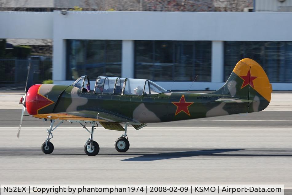 N52EX, 1988 Yakovlev (Aerostar) Yak-52 C/N 888407, Taken at SMO