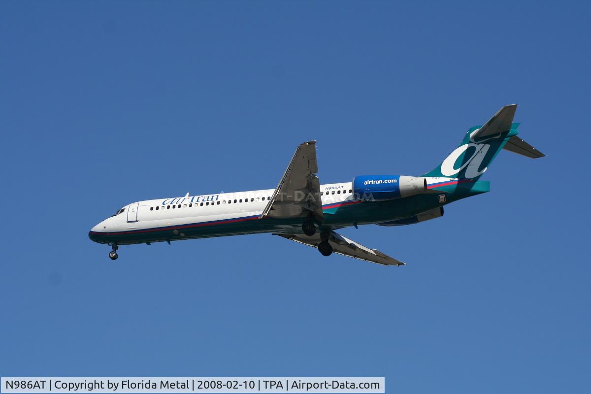 N986AT, 2001 Boeing 717-200 C/N 55089, Air Tran